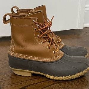 L.L. Bean Boots 8 Tan Brown boots LL Bean Original